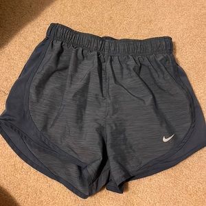 Blue Nike shorts